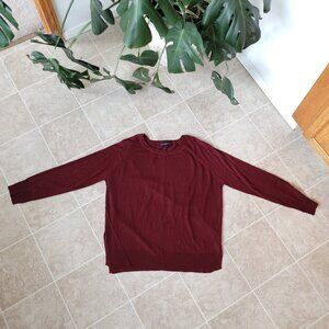 Burgundy Lightweight Knit Zara Sweater